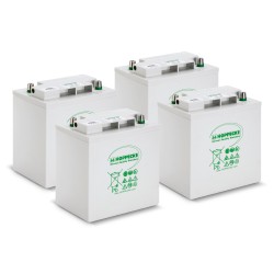Battery kit AGM 4x 6V/170Ah, 24 V, 170 Ah, χωρίς ανάγκη για συντήρηση