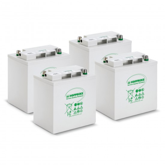 Battery kit AGM 4x 6V/170Ah, 24 V, 170 Ah, χωρίς ανάγκη για συντήρηση
