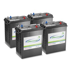 Battery kit AGM 4x 6V/285Ah, 24 V, 285 Ah, χωρίς ανάγκη για συντήρηση