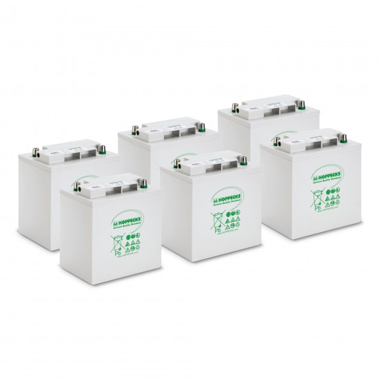 Battery kit AGM 6x 6V/170Ah, 36 V, 170 Ah, χωρίς ανάγκη για συντήρηση