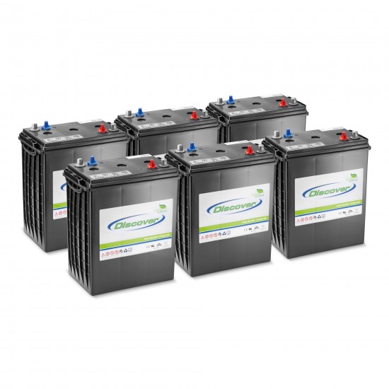 Battery kit AGM 6x 6V/285Ah, 36 V, 285 Ah, χωρίς ανάγκη για συντήρηση