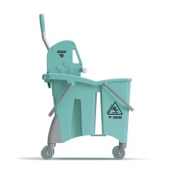 Κουβάς με 2 τμήματα και τροχούς 30 l