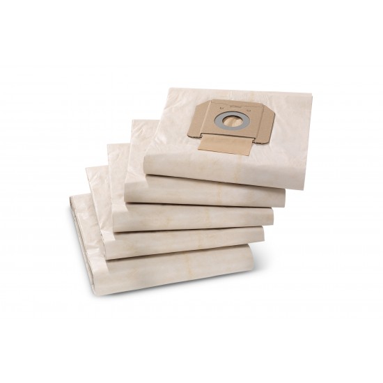Χάρτινες σακούλες φίλτρου, 5 x , NT 48, NT 65, NT 70, NT 72, NT 75, NT 80, WET VAC